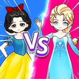双人公主化妆