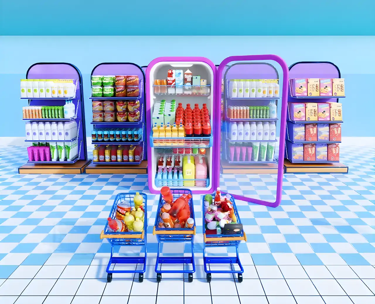 填满商店：组织游戏