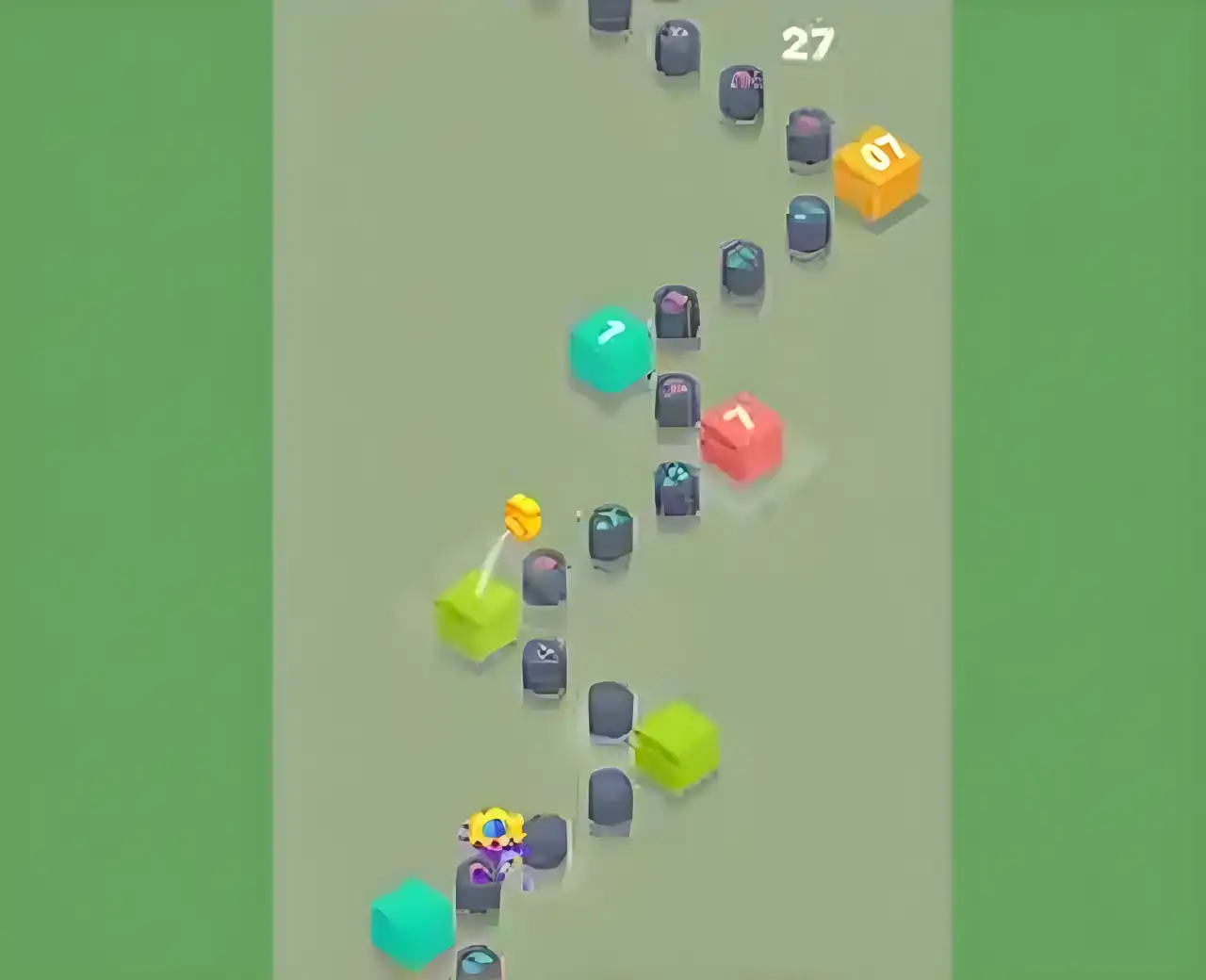 数字跳跃