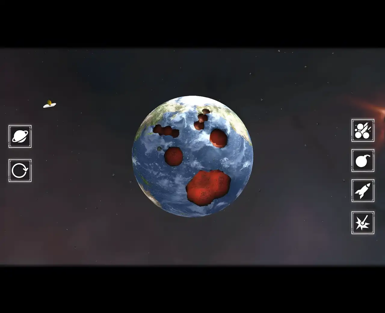 星球粉碎模拟