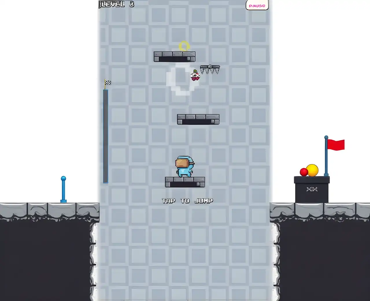 像素跳跃