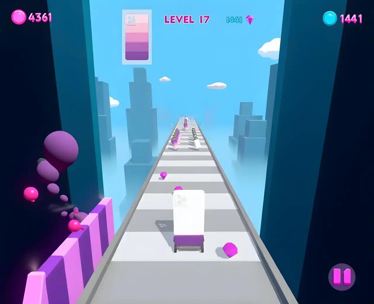 手机案件运行3D：DashRunner