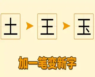 加一笔变新字