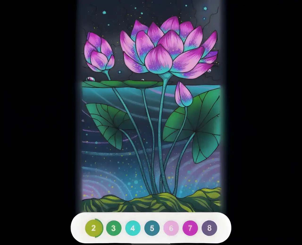 按数字涂色