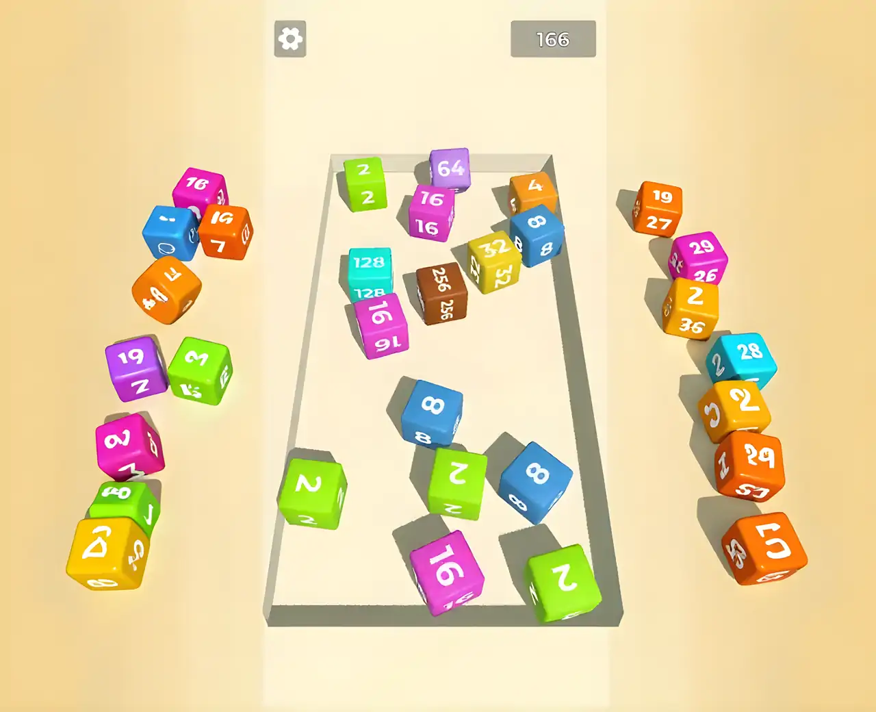 立方体合并2048