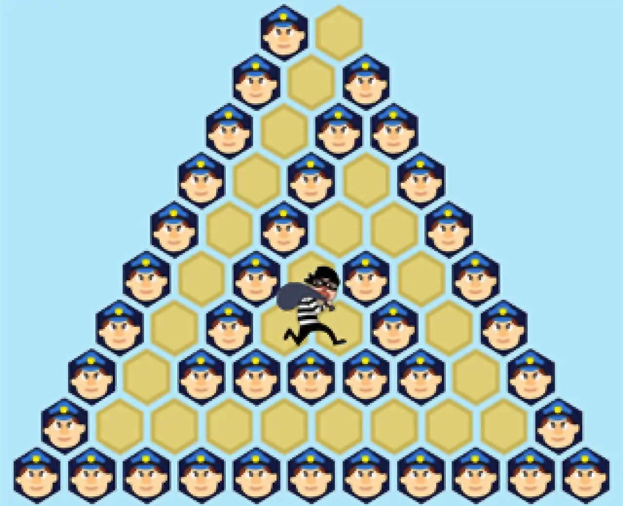 他来抓你了