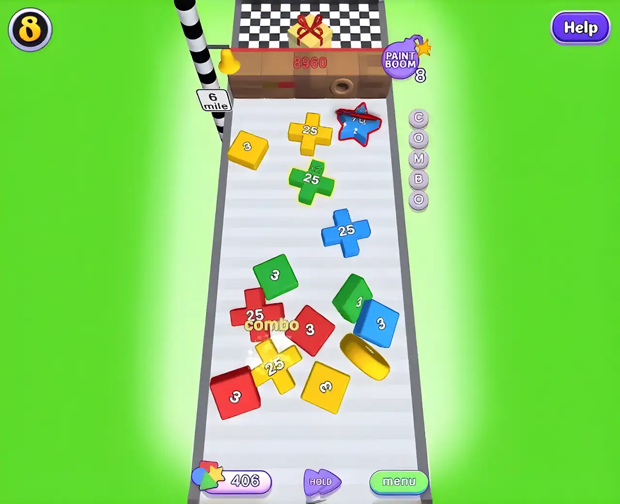喧嚣的形状：3D合并游戏2048