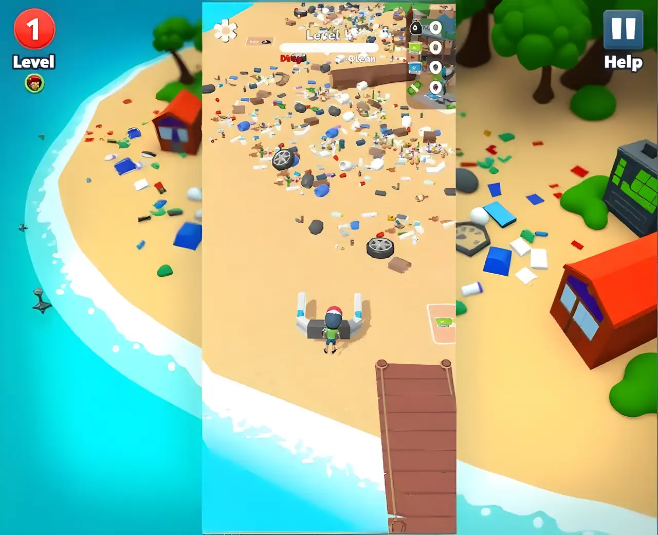 海滩清洁