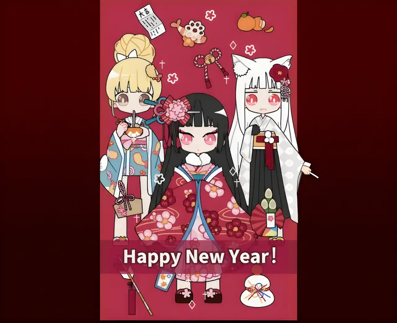 可爱的女孩阿凡达制造商-可爱的头像创作者游戏