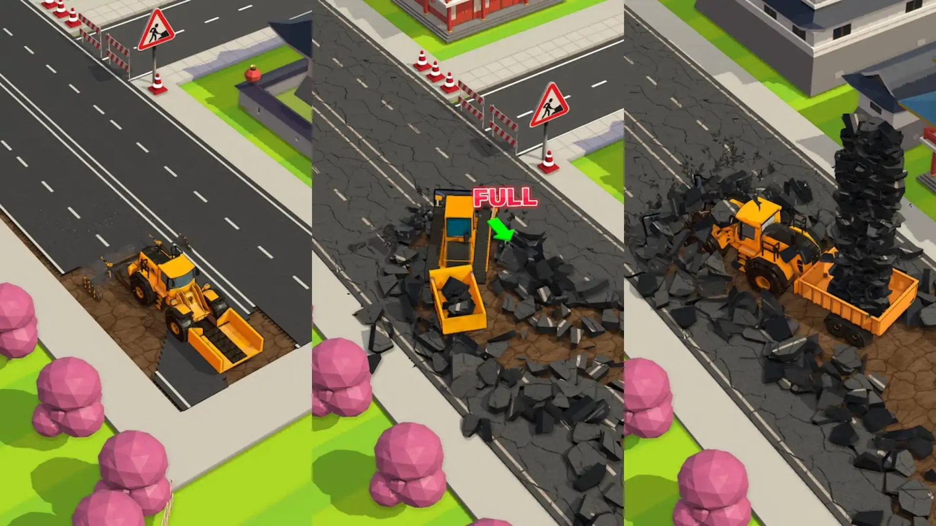 道路拆除3D