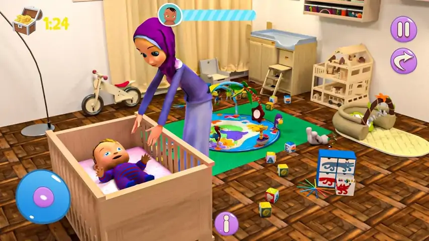 真正的妈妈宝贝游戏3d：虚拟家庭SIM2019年