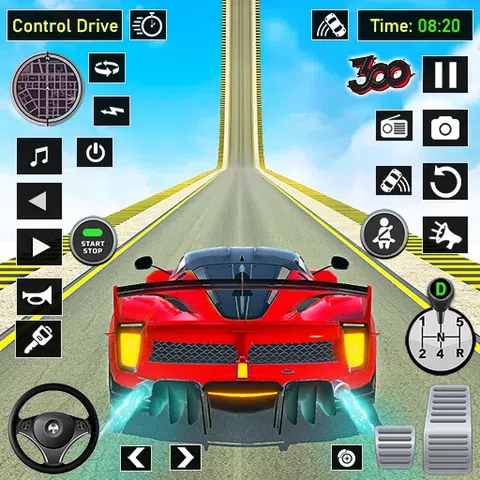 不可能的汽车特技赛车3d