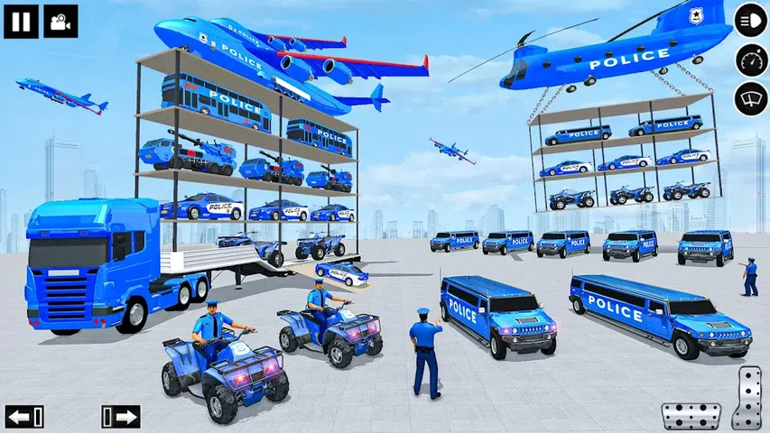 疯狂警车游戏战争模拟